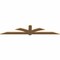 Ekena Millwork Redmond Smooth Timber Gable Bracket, Western Red Cedar, 108"W x 22"H x 1 1/2"D x 5 1/2"F, 5/12 Pitch GBW108X22X0206RED00SWR - alternate 4